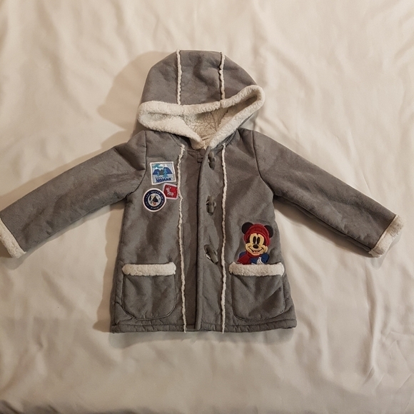 Disney Other - Mickey Mouse gray jacket 18-24 months